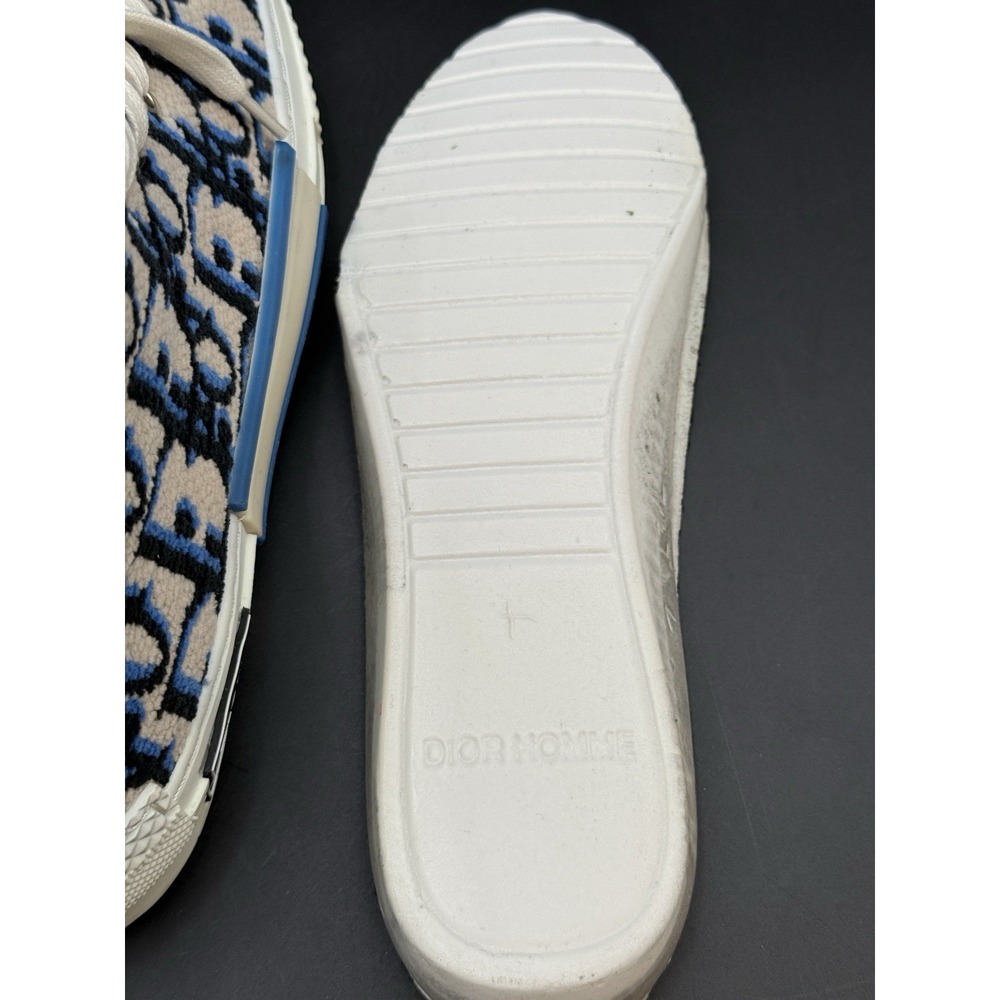 Christian Dior Men's B23 High-Top Sneakers Oblique Tapestry Sz 39 - Picture 15 of 15